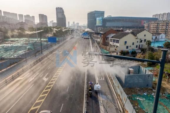 廊坊路燈桿噴霧降塵系統